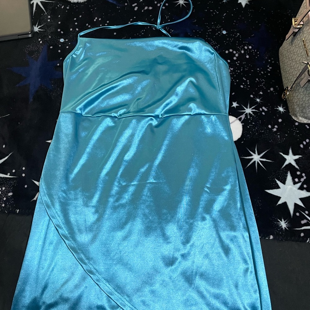 Blue dress never worn